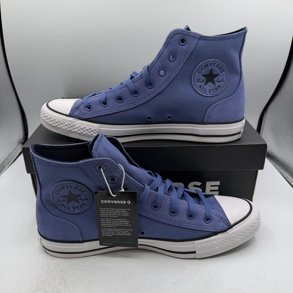 Converse Chuck Taylor All Star Hi Top Shoes Mens 11 Indigo Blue Sneakers A19082F - Picture 1 of 11